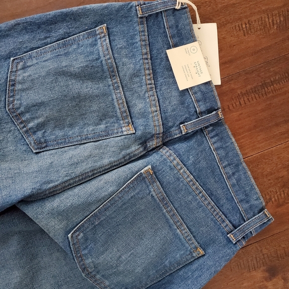 Vintage straight short slim hip and thigh jeans size 25 new universal thread - Picture 4 of 5